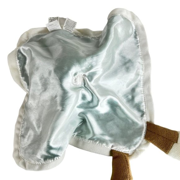 Baby Starters Sock Monkey Lovey Baby Security Blanket Infant Green Plush Toy - Picture 8 of 9